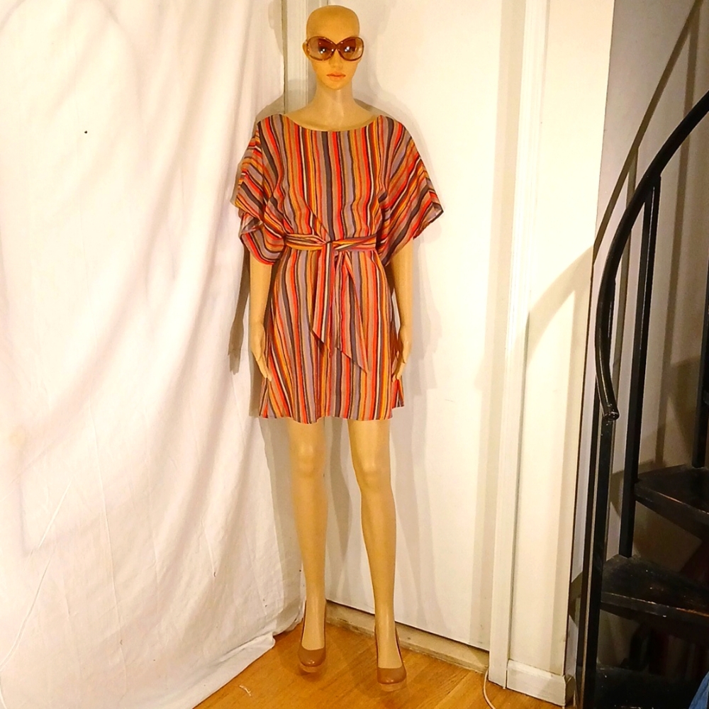 Like New BCBGMAXAZRIA Multi Color Dress